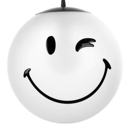 ONLI - Laste rippvalgusti kaabliga SMILEY 1xE27/15W/230V valge