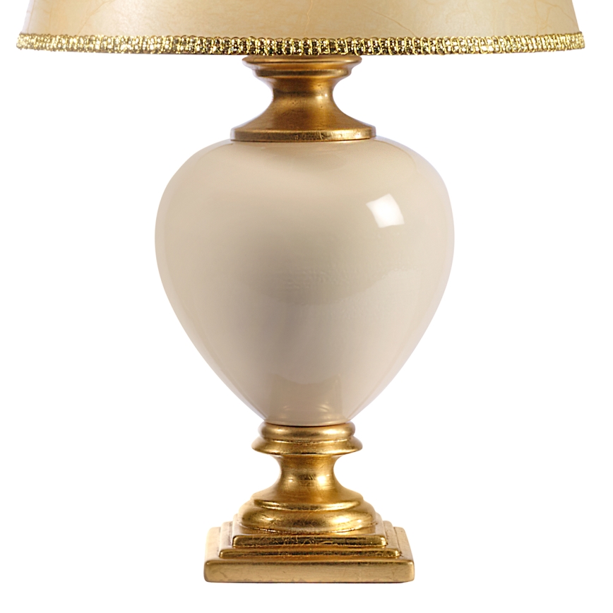 ONLI - Laualamp AMADEUS 1xE27/15W/230V 72 cm beež/kuldne