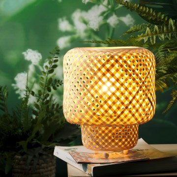 ONLI - Laualamp BAMBOO 1xE27/22W/230V bambus