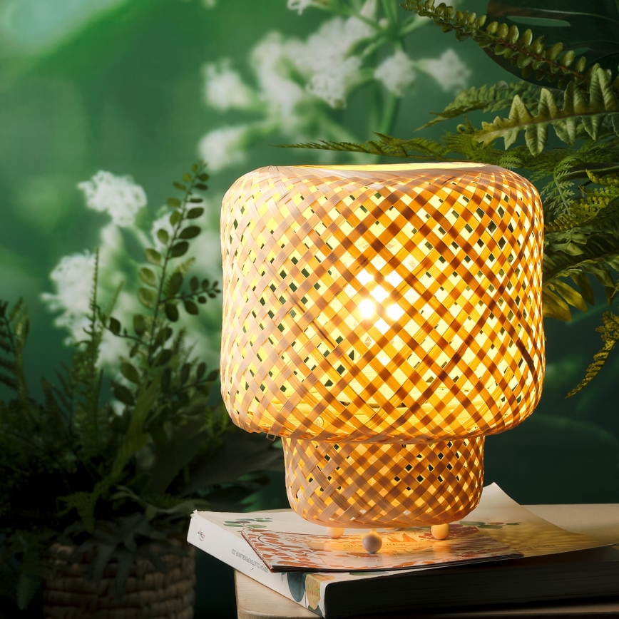 ONLI - Laualamp BAMBOO 1xE27/22W/230V bambus