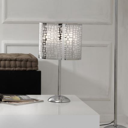 ONLI - Laualamp BRUCE 1xE27/15W/230V 53 cm matt kroom