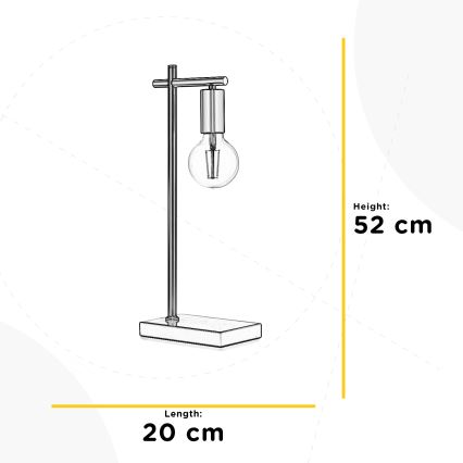 ONLI - Laualamp CROSS 1xE27/22W/230V 52 cm