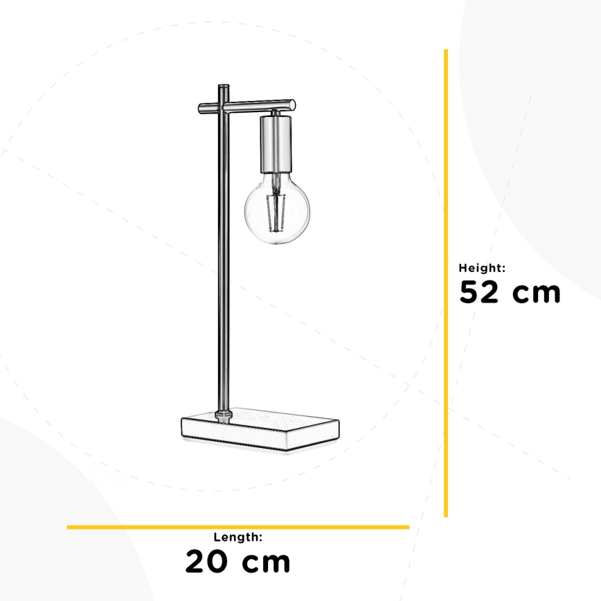ONLI - Laualamp CROSS 1xE27/22W/230V 52 cm
