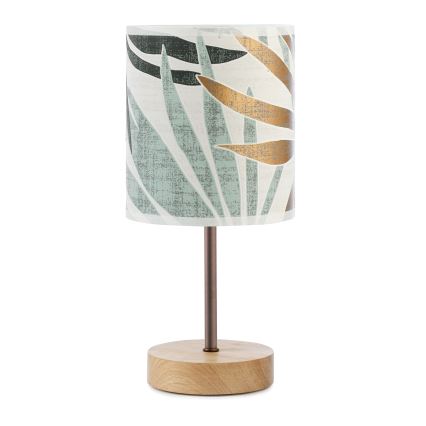 ONLI - Laualamp FLORA 1xE27/22W/230V 28 cm roheline/kuldne