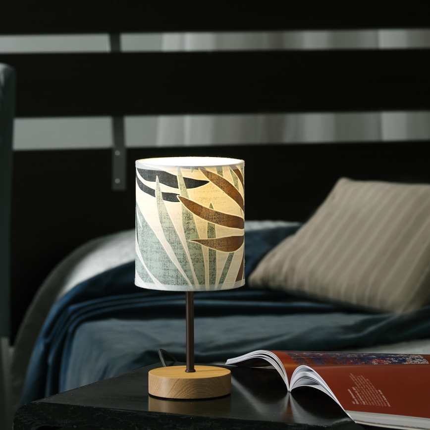 ONLI - Laualamp FLORA 1xE27/22W/230V 28 cm roheline/kuldne