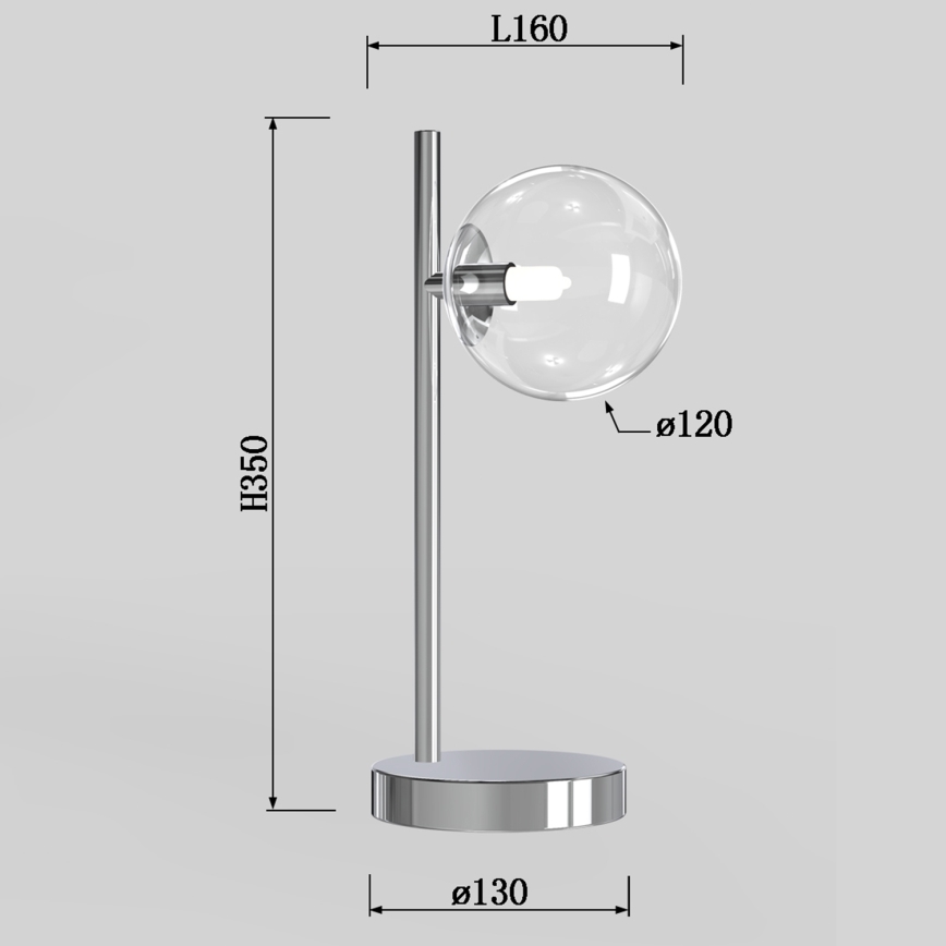 ONLI - Laualamp KIMBERLY 1xG9/6W/230V läikiv kroom