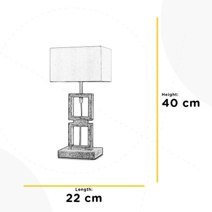 ONLI - Laualamp KISAR 1xE27/22W/230V
