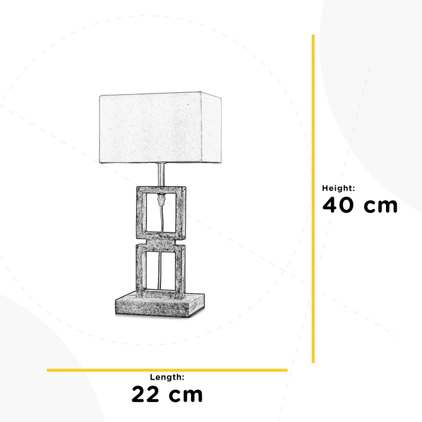 ONLI - Laualamp KISAR 1xE27/22W/230V