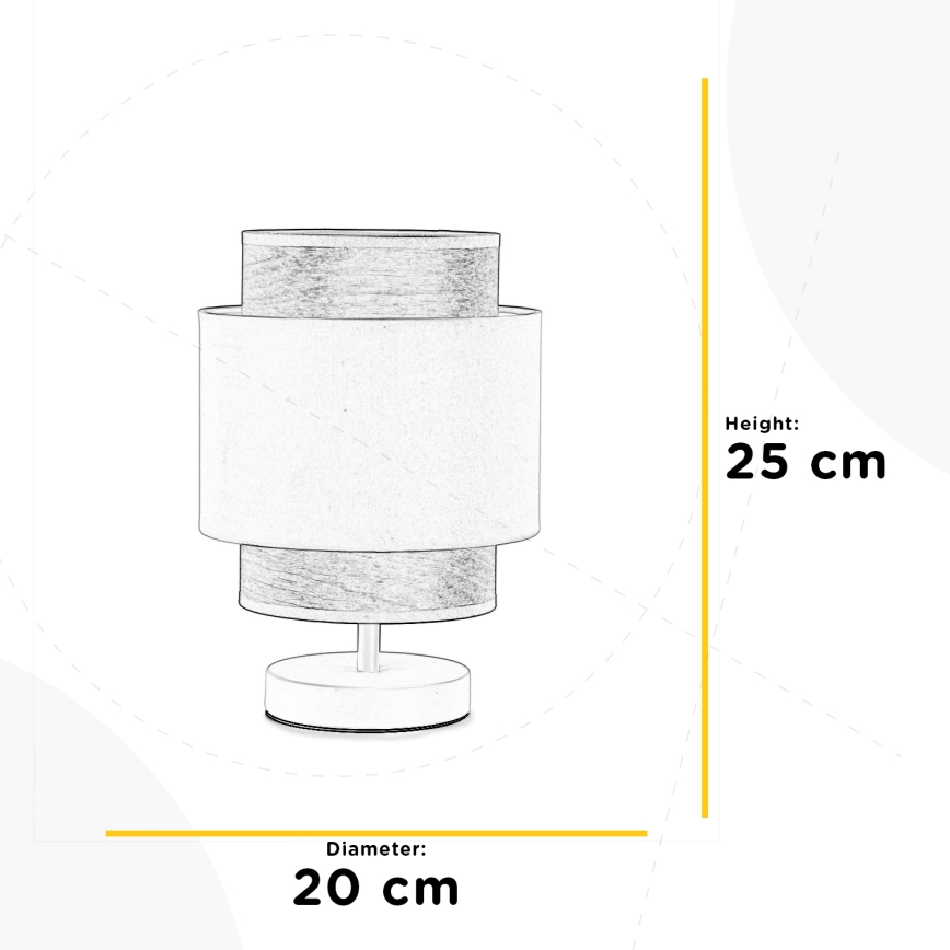 ONLI - Laualamp LICIA 1xE27/22W/230V