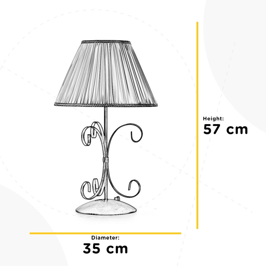 ONLI - Laualamp ODINO 1xE27/22W/230V 57 cm