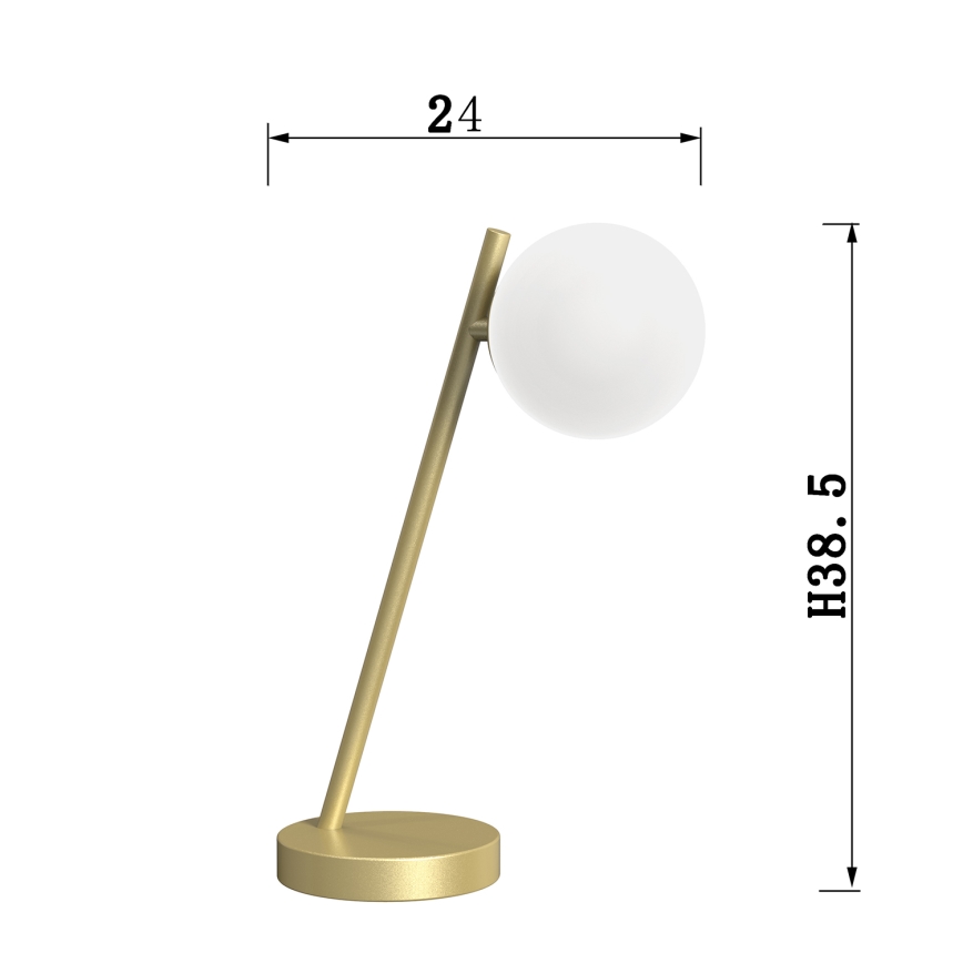 ONLI - Laualamp PALOMA 1xG9/10W/230V 38,5 cm kuldne