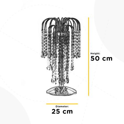 ONLI - Laualamp PIOGGIA 2xE14/6W/230V kuldne 50 cm