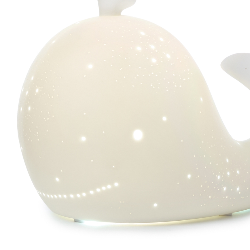 ONLI - Laualamp PORCELLANA 1xE14/6W/230V 16,2 cm vaal