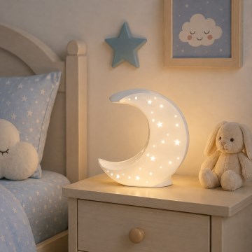 ONLI - Laualamp PORCELLANA 1xE14/6W/230V 21 cm kuu