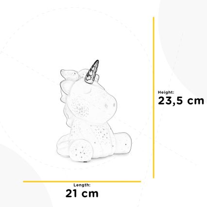 ONLI - Laualamp PORCELLANA 1xE14/6W/230V 23,5 cm üksarvik