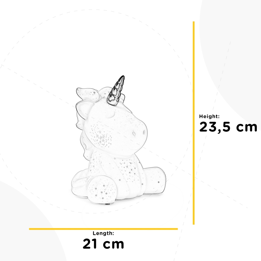ONLI - Laualamp PORCELLANA 1xE14/6W/230V 23,5 cm üksarvik