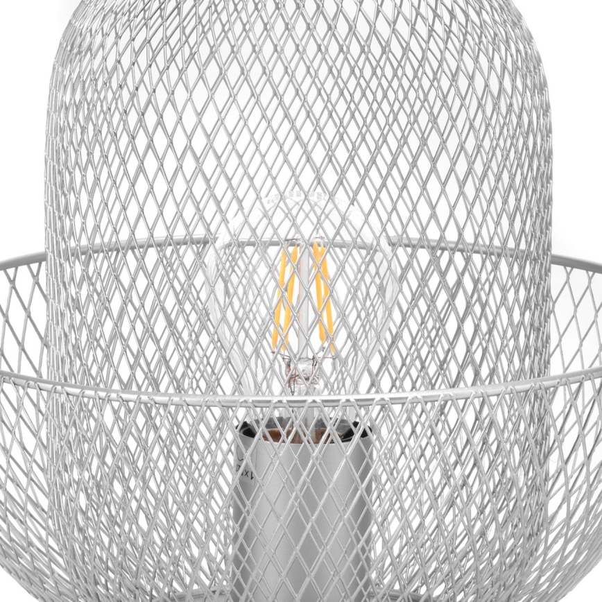ONLI - Laualamp ZAIR 1xE27/22W/230V must/hõbedane