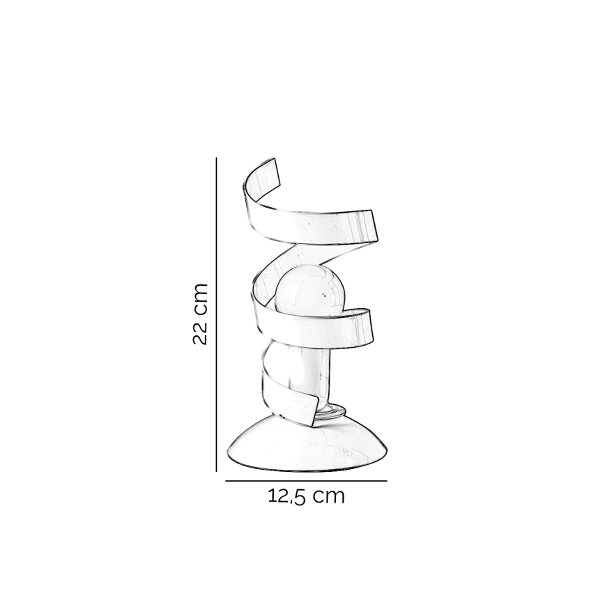 ONLI - Laualamp ZOE 1xE14/6W/230V 22 cm valge