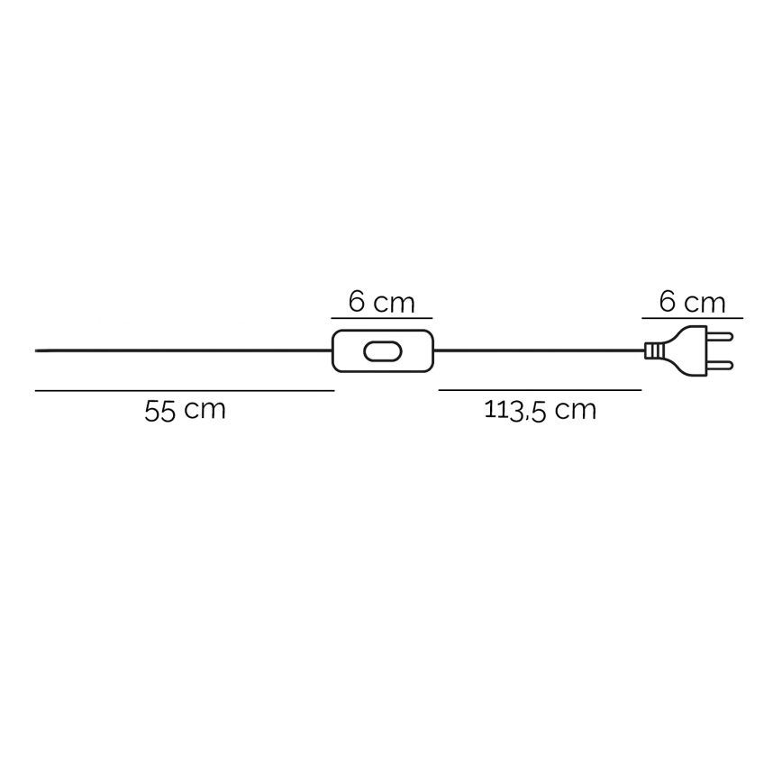 ONLI - Laualamp ZOE 1xE14/6W/230V 22 cm valge