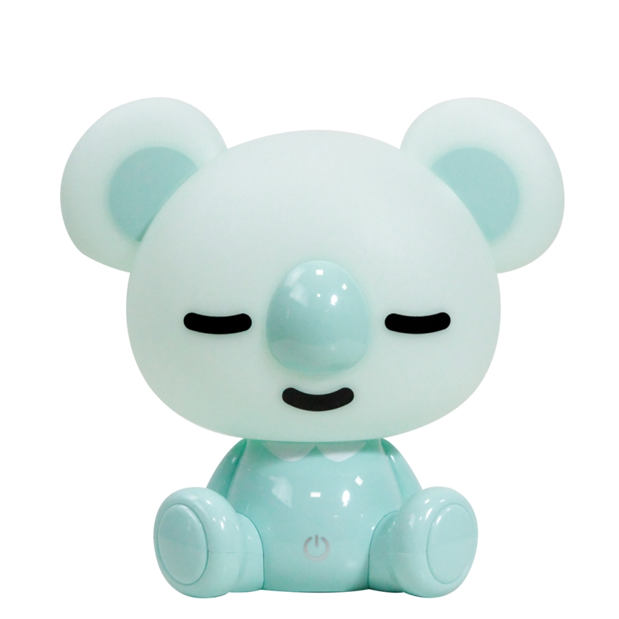 ONLI - PUPPIES hämardatav LED laste öölamp LED/3W/230V 20 cm koala/roheline