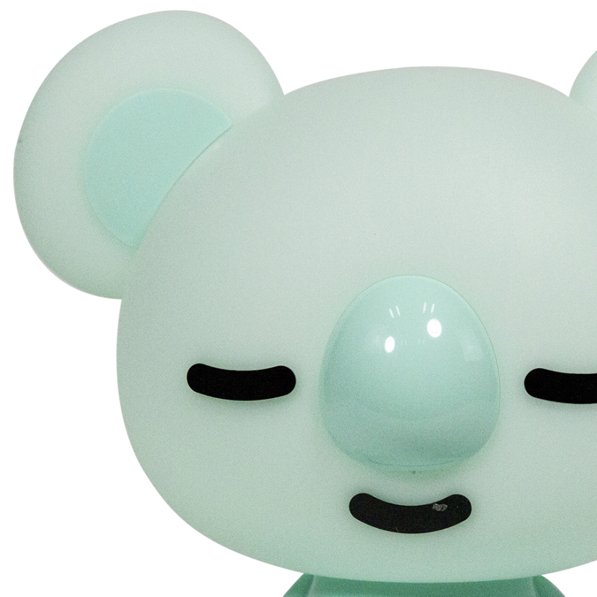 ONLI - PUPPIES hämardatav LED laste öölamp LED/3W/230V 20 cm koala/roheline