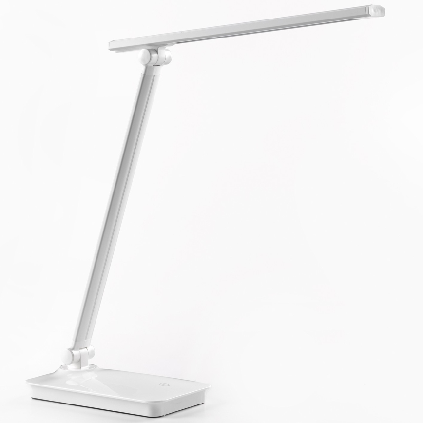 ONLI - LED Hämardatav puutetundlik laualamp koos USB pordiga portem DESKI LED/7W/230V 4000K valge