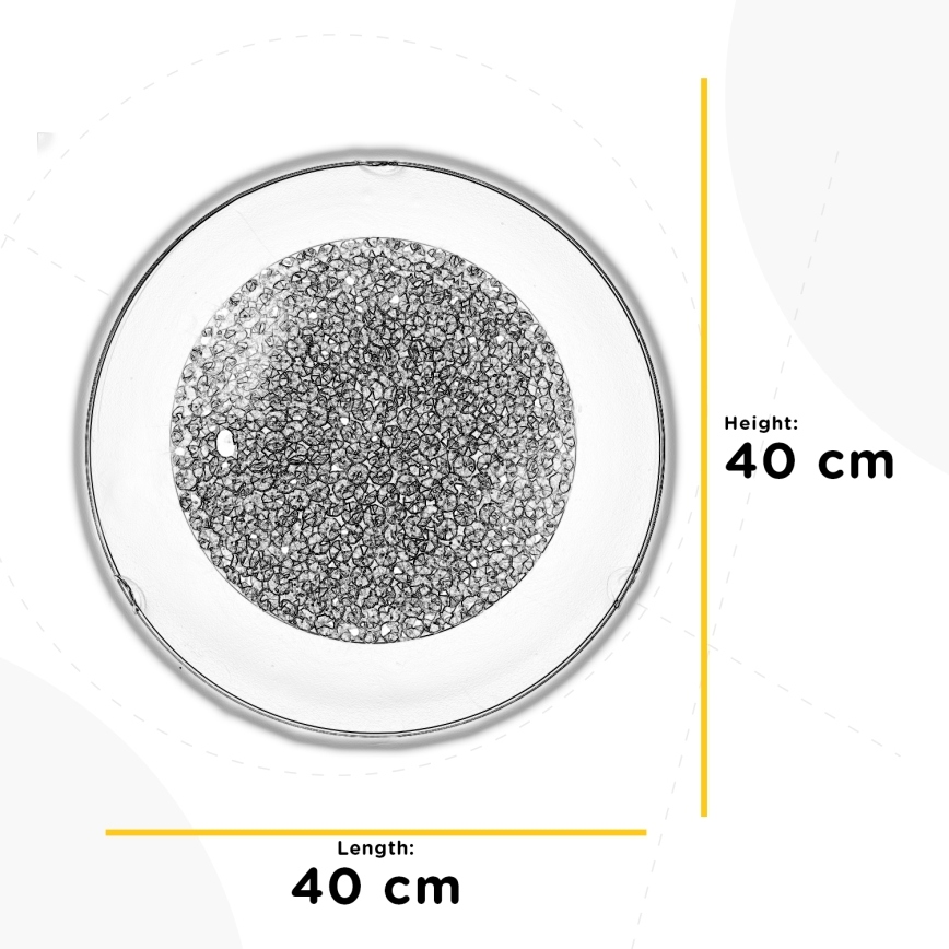 ONLI - LED Laevalgusti BRILL LED/18W/230V 4000K d. 40 cm
