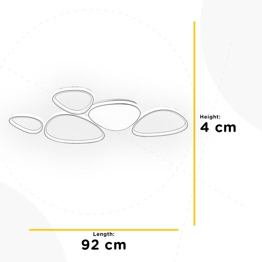 ONLI - LED Laevalgusti ROMEO LED/48W/230V 4000K valge