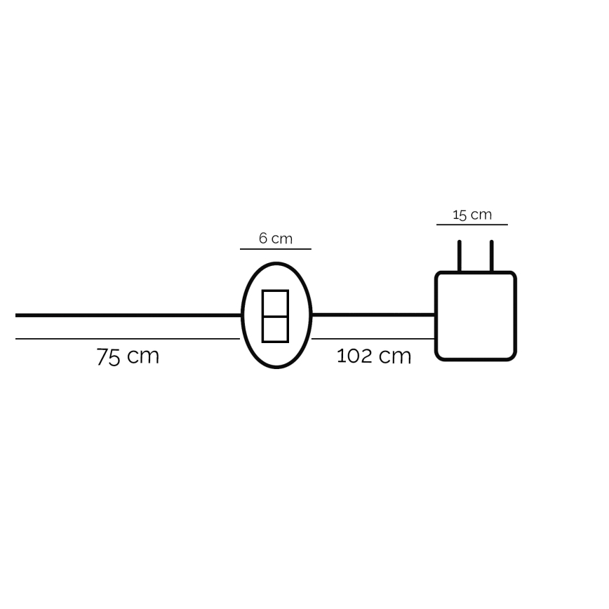 ONLI - LED Laualamp DAFNE LED/12W/230V 4000K 48 cm must