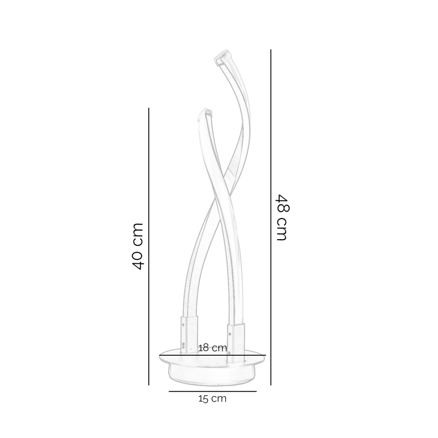 ONLI - LED Laualamp DAFNE LED/12W/230V 4000K 48 cm must