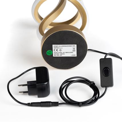 ONLI - LED Laualamp KIRA LED/12W/230V 4000K 38,5 cm kuldne