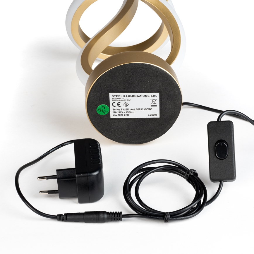ONLI - LED Laualamp KIRA LED/12W/230V 4000K 38,5 cm kuldne