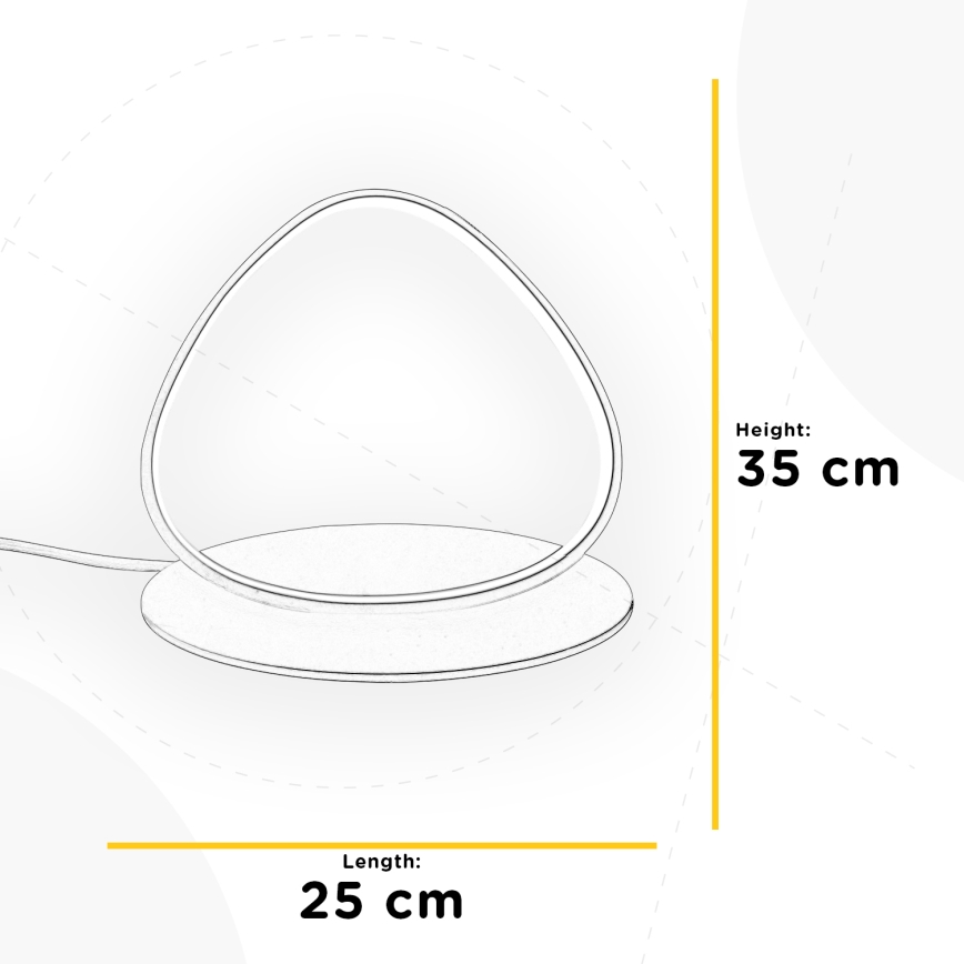 ONLI - LED Laualamp ROMEO LED/16W/230V 4000K 35 cm valge