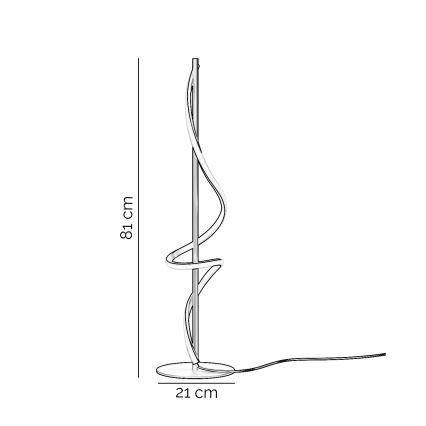 ONLI - LED Laualamp TWIST LED/16W/230V 4000K must