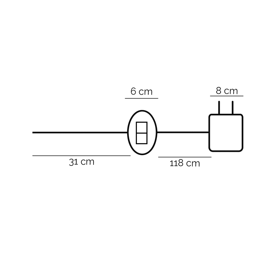 ONLI - LED Laualamp TWIST LED/16W/230V 4000K must