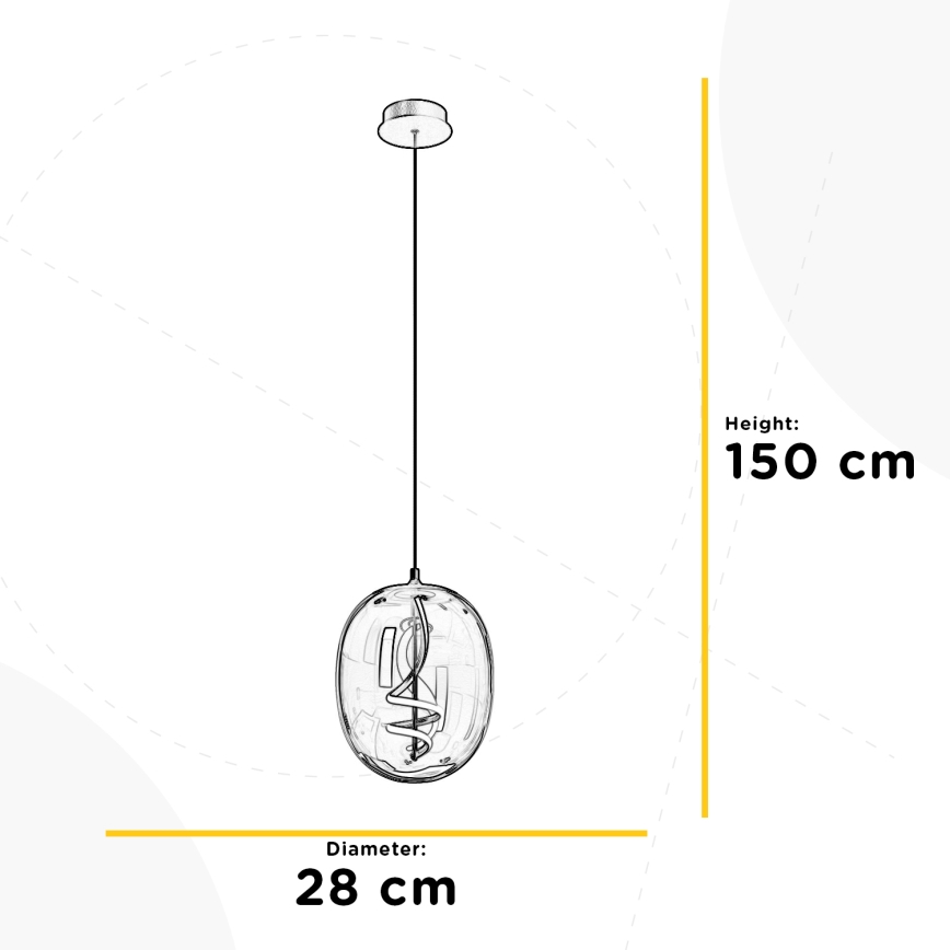 ONLI - LED Lühter LILLY LED/12W/230V 4000K must