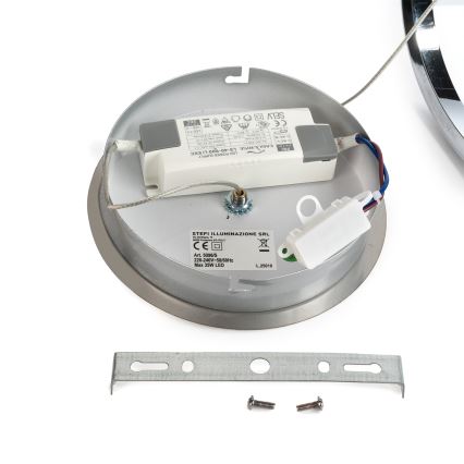 ONLI - LED Lühter LOOP LED/40W/230V 4000K läikiv kroom