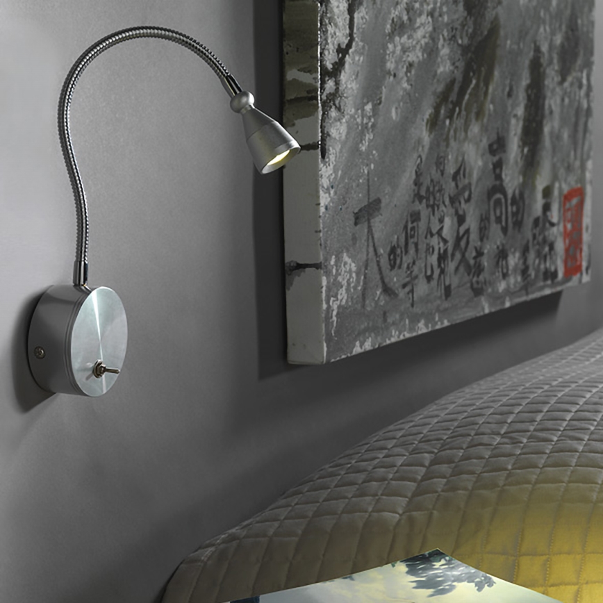 ONLI - LED Paindlik väike lamp LEXI LED/1W/230V 4000K matt kroom