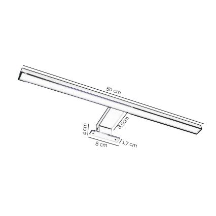 ONLI - LED Peeglivalgustus vannituppa NEMO LED/5,5W/230V 4000K 50 cm IP44 matt kroom