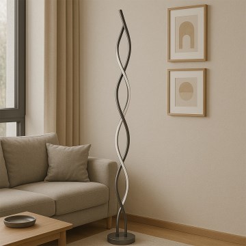 ONLI - LED Põrandalamp DNA LED/24W/230V 4000K hõbedane