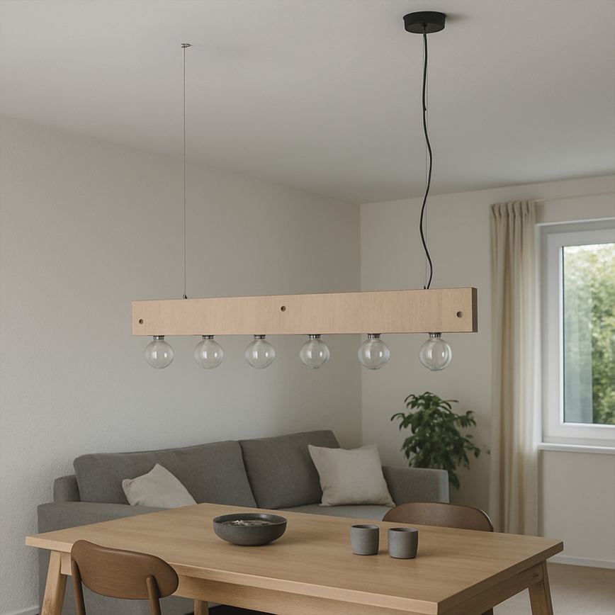 ONLI - Lühter ARGO 6xE27/22W/230V beež