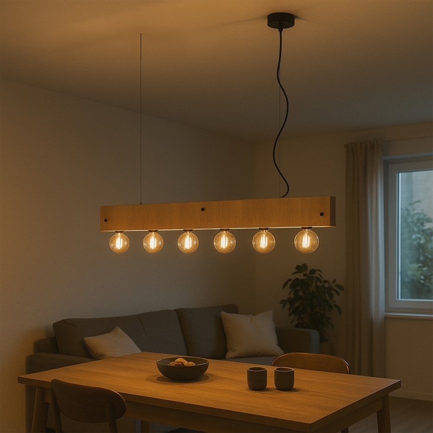 ONLI - Lühter ARGO 6xE27/22W/230V beež