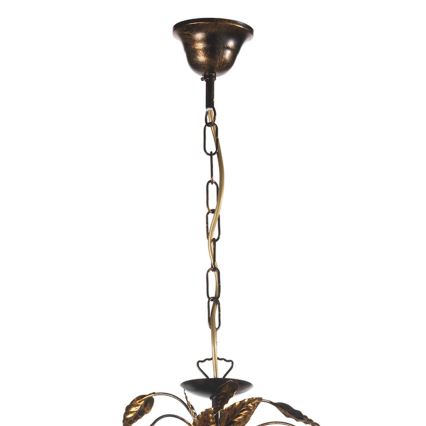 ONLI - Lühter COLLANA 6xE14/6W/230V pronks/kuldne