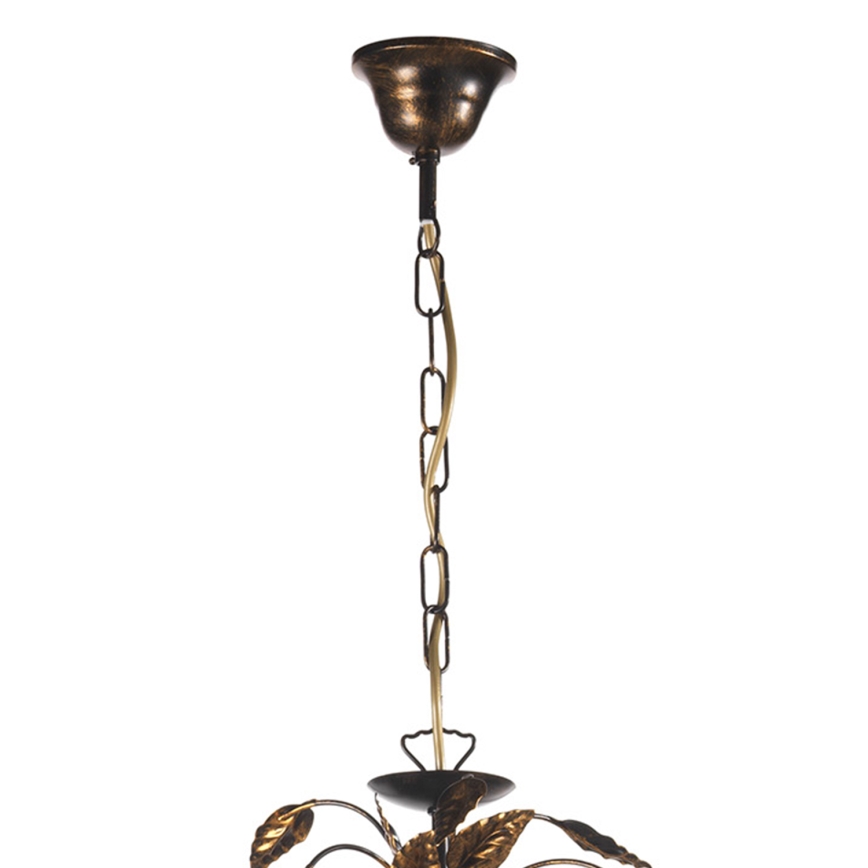 ONLI - Lühter COLLANA 6xE14/6W/230V pronks/kuldne