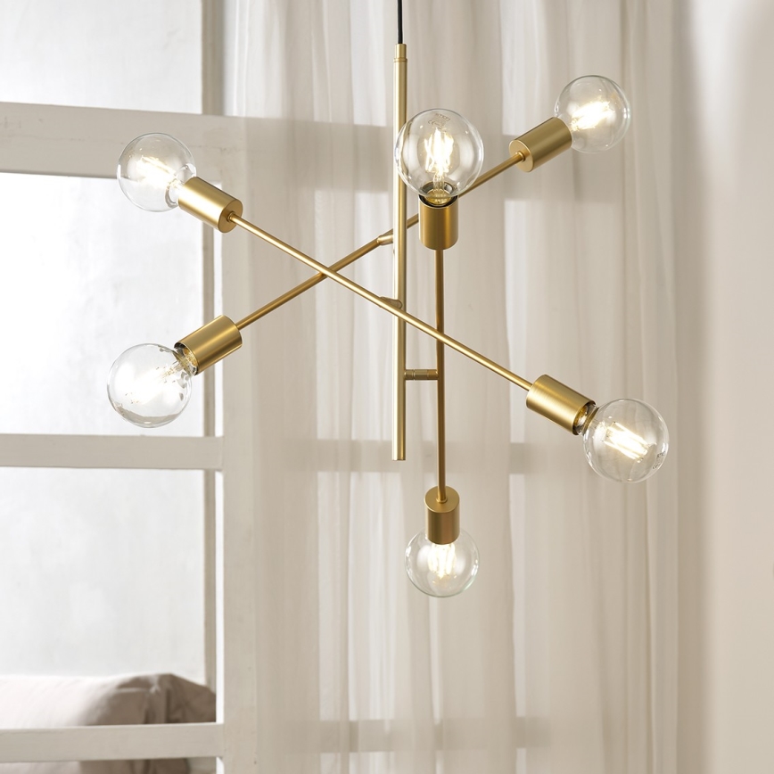 ONLI - Lühter CROSS 6xE27/22W/230V