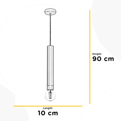 ONLI - Lühter DORA 1xE27/15W/230V must