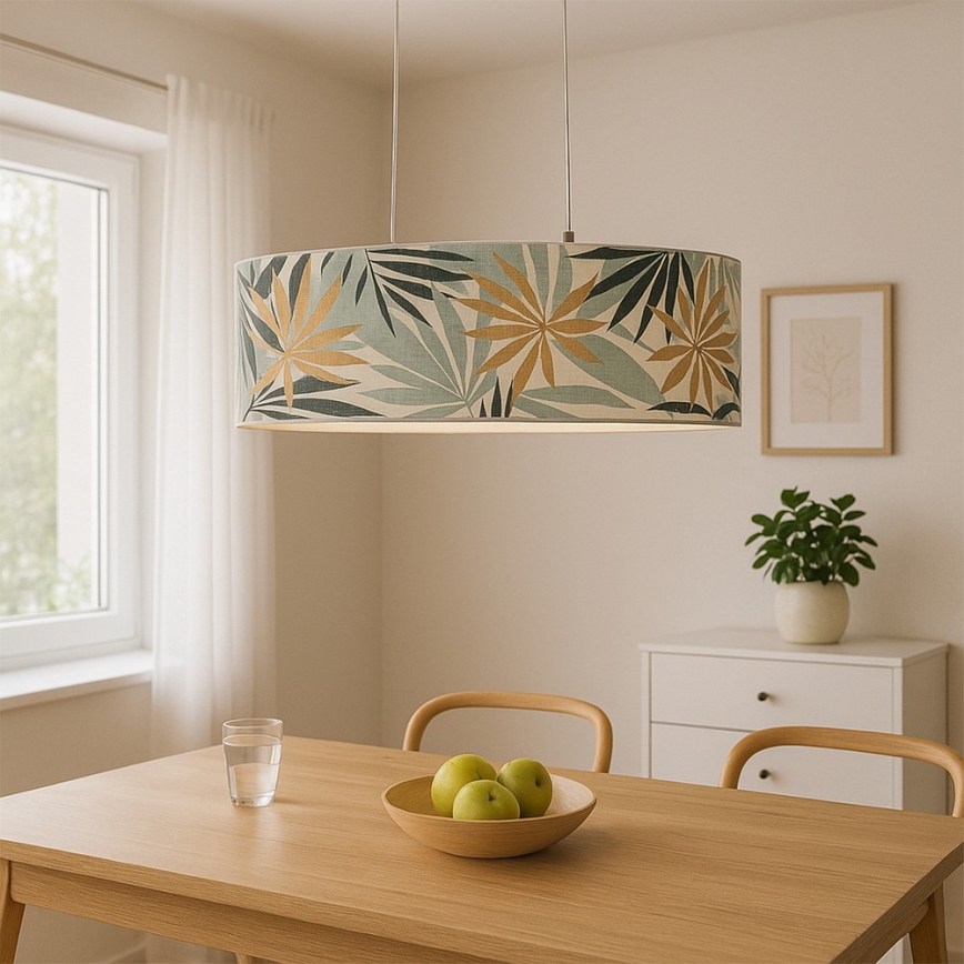 ONLI - Lühter FLORA 2xE27/22W/230V roheline/kuldne
