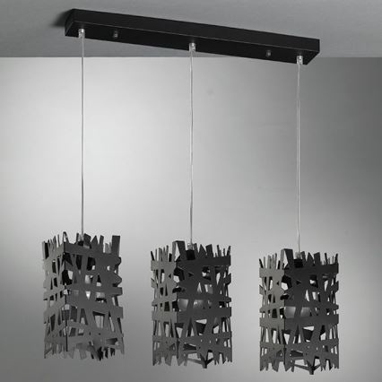 ONLI - Lühter FORESTA 3xE27/15W/230V must
