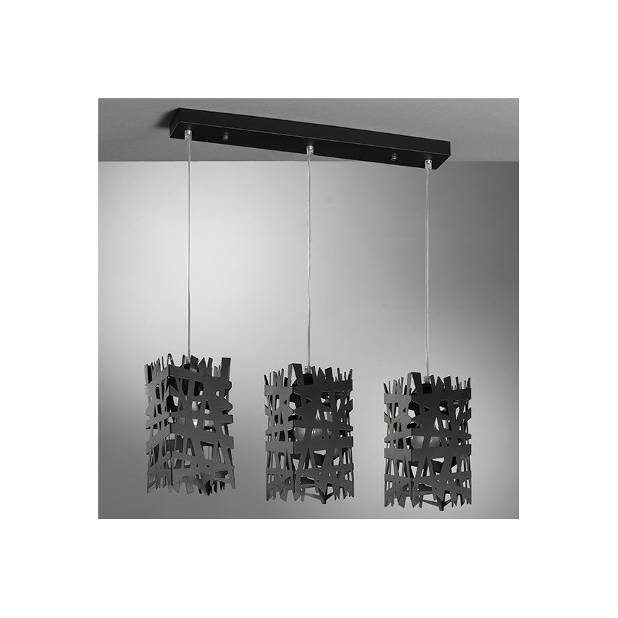 ONLI - Lühter FORESTA 3xE27/15W/230V must