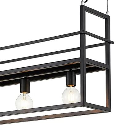 ONLI - Lühter koos riiuliga JEFFER 4xE27/22W/230V must